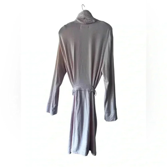 Magnolia Sleep Robe  Blush Pink Soft Robe Tie Front - Picture 5 of 13